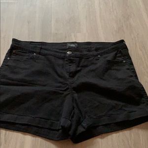 Celebrity Pink: Black Denim Shorts